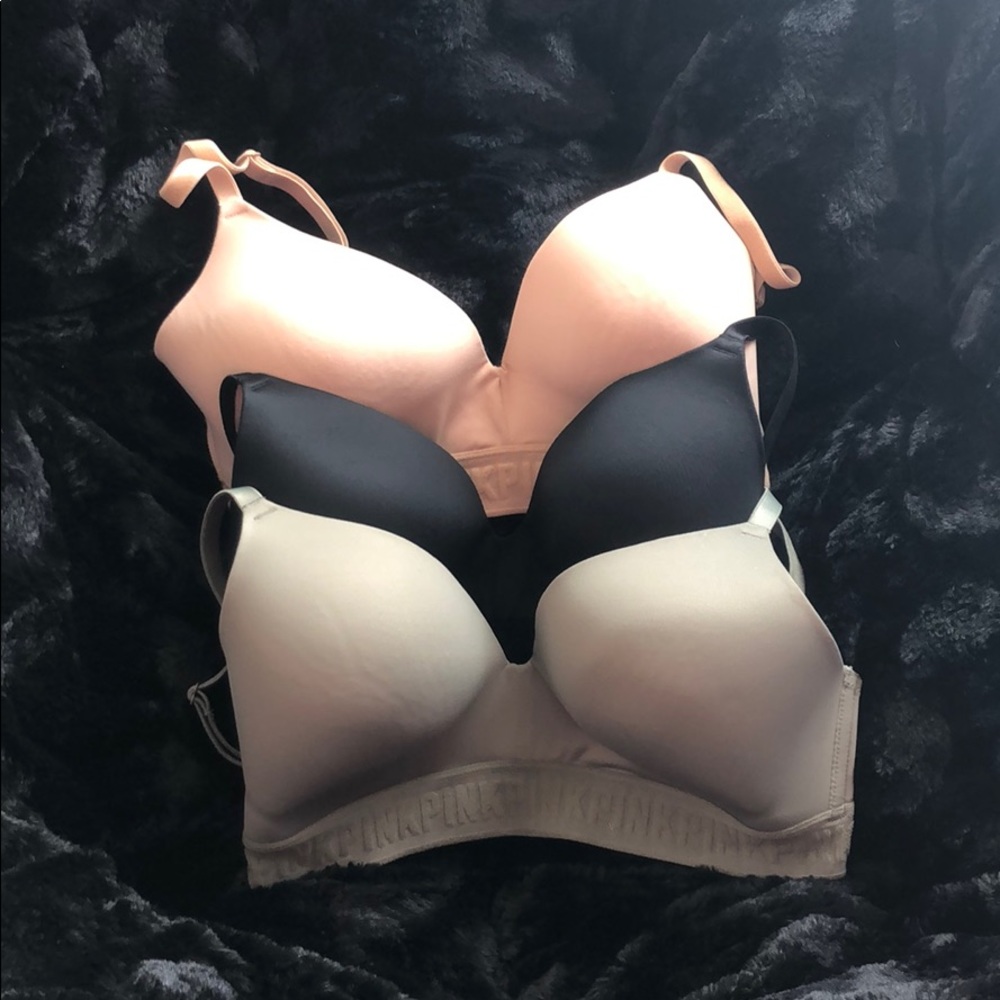 Set of 3 VS pink bras
